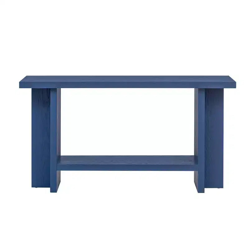 Tables console pour entrée, Grande table de canapé derrière le canapé Tables console en bois avec pieds en T pour salon, vestibule