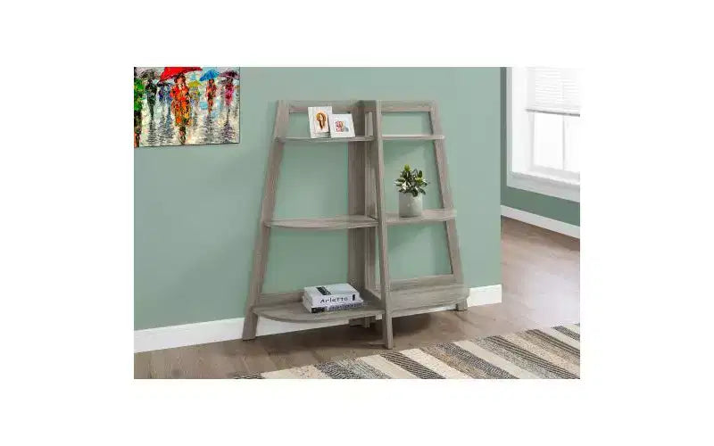 TUYOHW Étagère échelle moderne à 3 niveaux, étagère ouverte, étagères en bois, bibliothèques pour petits espaces, salon, chambre, bureau