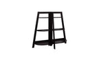 TUYOHW 3-Tier Modern Ladder Bookshelves,Open Bookshelf,Wood Shelf Book Racks,Bookcases for Small Space,Living Room,Bedroom,Office