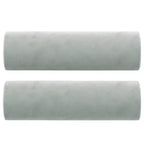vidaXL Canapé 3 places avec coussins décoratifs Gris clair 70,9 velours