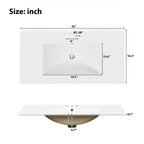72 Bathroom Vanity Set with Double Vanities, Bathroom Vanity Sink Combo with Soft-Close Doors & Adjustable Shelf, Espresso