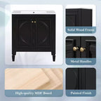 Meuble-lavabo de salle de bain 30 po, armoire de rangement de salle de bain avec tiroir et étagère de porte, meuble-lavabo simple