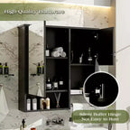 CASAINC 29'' x 28'' Wall Mounted Bathroom Medicine Cabinet with Mirror & Towel Bar