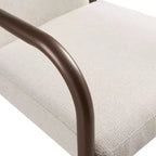 Christopher Knight Home Viola Chaises de salle à manger modernes rembourrées avec accoudoirs (lot de 2)