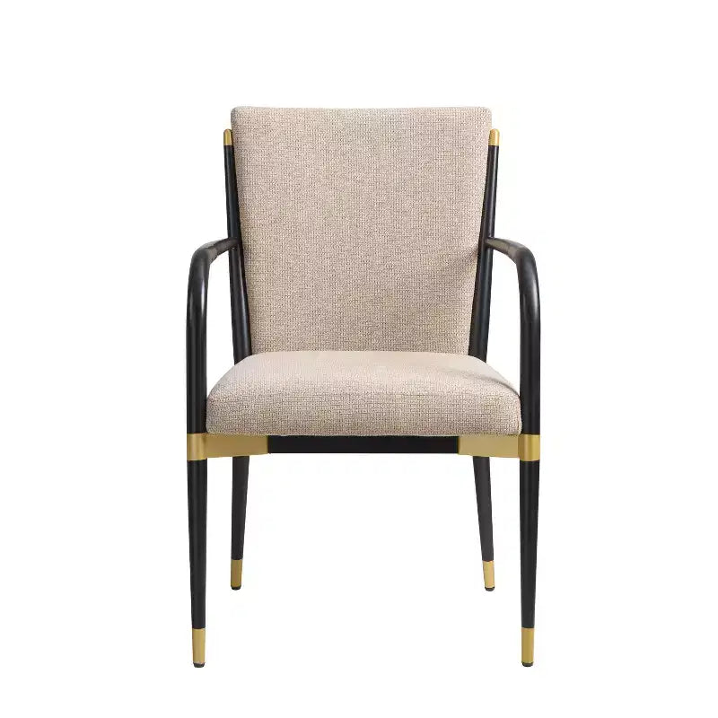 Christopher Knight Home Viola Chaises de salle à manger modernes rembourrées avec accoudoirs (lot de 2)