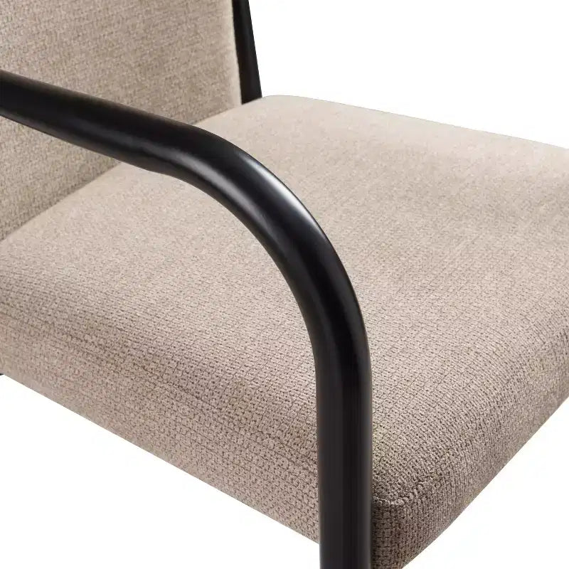 Christopher Knight Home Viola Chaises de salle à manger modernes rembourrées avec accoudoirs (lot de 2)