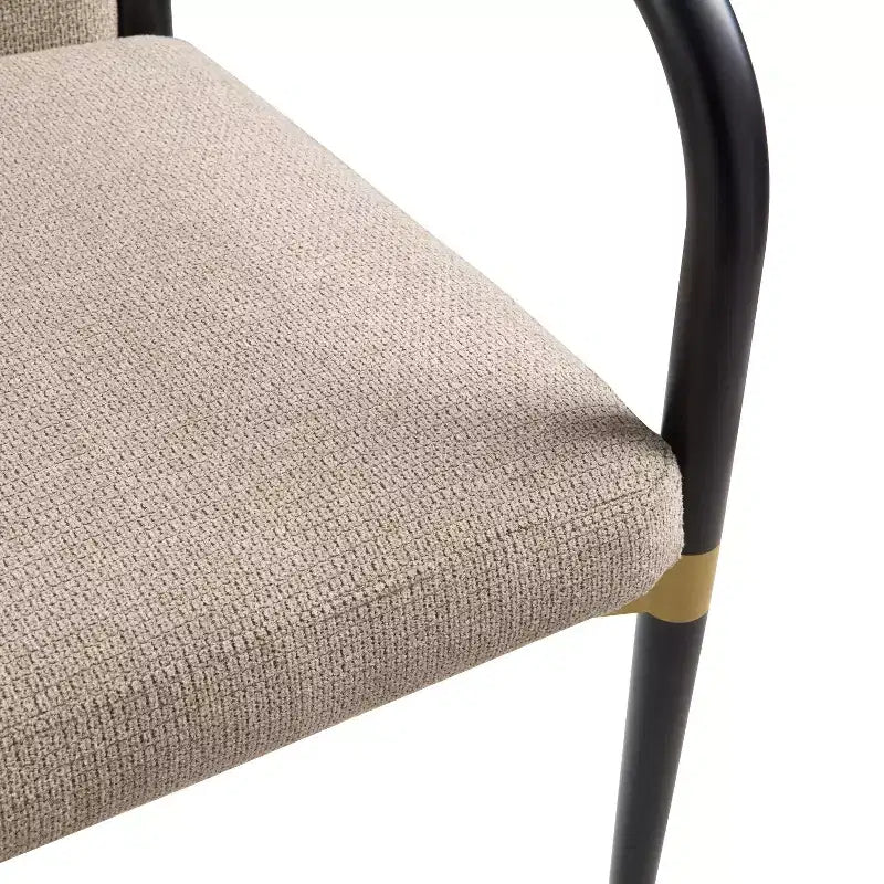 Christopher Knight Home Viola Chaises de salle à manger modernes rembourrées avec accoudoirs (lot de 2)