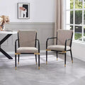 Christopher Knight Home Viola Modern Upholstered Dining Arm Chairs (Set of 2)