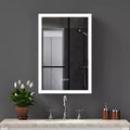 GDFStudio Tsubasa 20 Modern Metal Medicine Cabinet with Mirror, LED Lights and 3 Color Temperatures