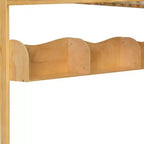 Cadre de lit mezzanine en bois Queen Size Whisen avec escalier et armoire, étagères de rangement et espace sous le lit