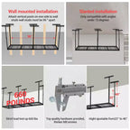 4x6 Overhead Garage Storage Rack  Heavy Duty Metal Ceiling Shelving, Adjustable Organization System for Garage  330lb Capacity, Easy Install