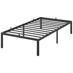 Metal Platform Bed Frame, 14 Inch Full/Queen Heavy Duty Bed Frames, Sturdy Steel Slat Support, No Box Spring Needed, Easy to Assemble