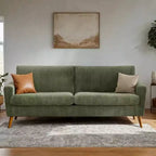 Dyonery 68 Loveseat Sofa, Modern Upholstered Couch with 24 Deep Seat, Padded Arms, Small Comfy Sofa for Living Room