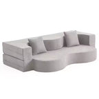 EROMMY Convertible Folding Sofa Bed with High-Density Foam for Living Room, Guest Room, and Bedroom