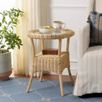 Table d'appoint Damary en verre - ACC6509 - Naturel/Verre - Safavieh