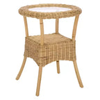 Table d'appoint Damary en verre - ACC6509 - Naturel/Verre - Safavieh