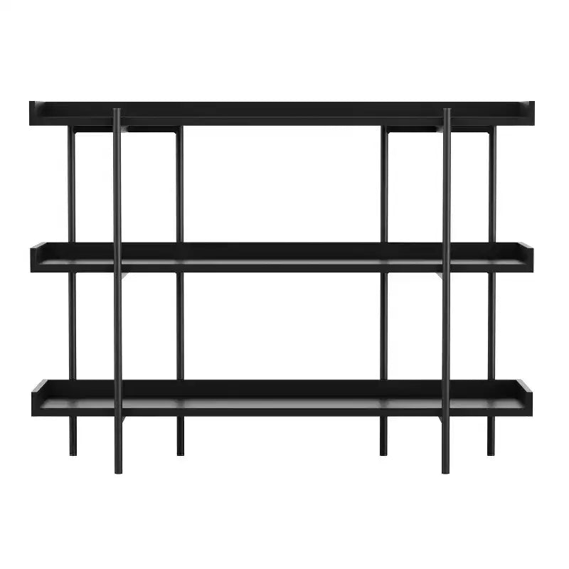 Étagère de rangement et de présentation à 3 niveaux Martha Stewart Emmett avec cadre en métal