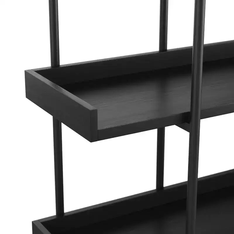 Étagère de rangement et de présentation à 3 niveaux Martha Stewart Emmett avec cadre en métal