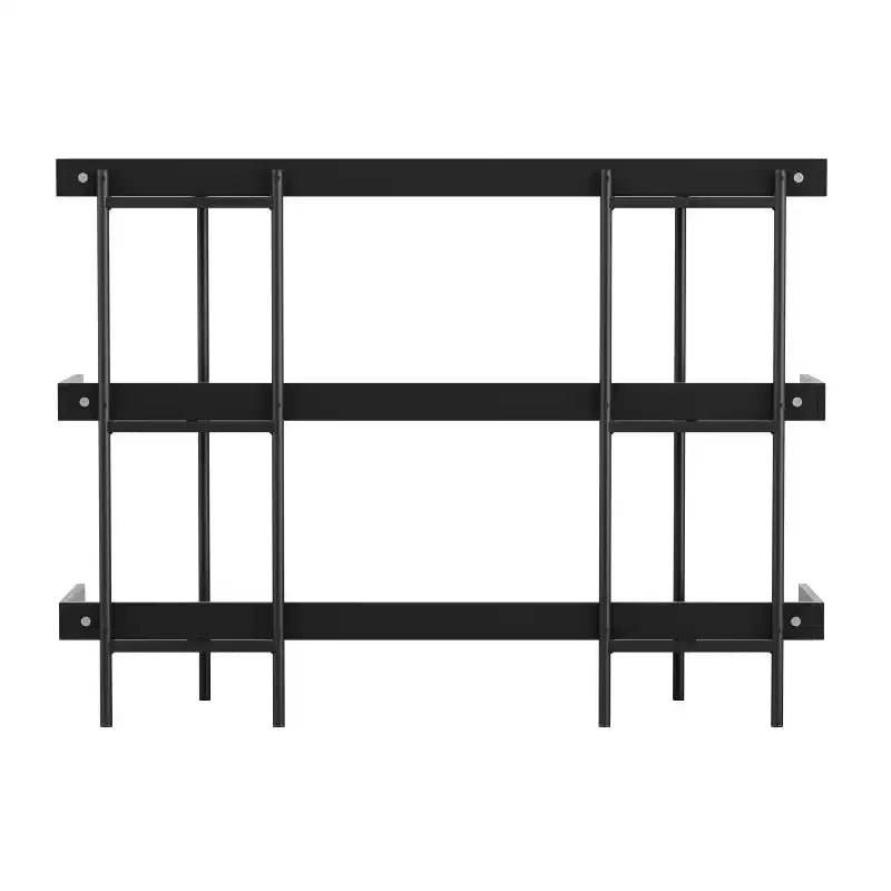 Étagère de rangement et de présentation à 3 niveaux Martha Stewart Emmett avec cadre en métal