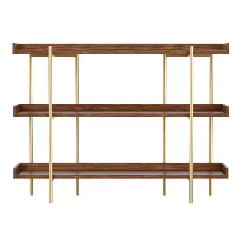 Étagère de rangement et de présentation à 3 niveaux Martha Stewart Emmett avec cadre en métal