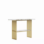 GDFStudio Betsy Modern 47 Luxury Console Table with Storage Shelf