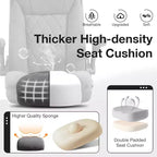 BALHAM TRADE-Chaise de bureau en tissu 400 lbs, dossier haut, chaise de bureau informatique de direction avec accoudoirs relevables