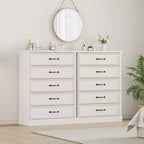 COZONY 5-Drawer Dresser, 43 Tall Wooden Chest w/ Large Drawers, Modern Storage Organizer