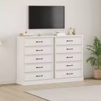 COZONY 5-Drawer Dresser, 43 Tall Wooden Chest w/ Large Drawers, Modern Storage Organizer