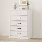 COZONY 5-Drawer Dresser, 43 Tall Wooden Chest w/ Large Drawers, Modern Storage Organizer