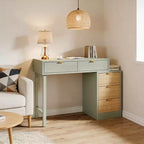 GDFStudio Tout Modern 55 Computer Desk with 5 Drawers