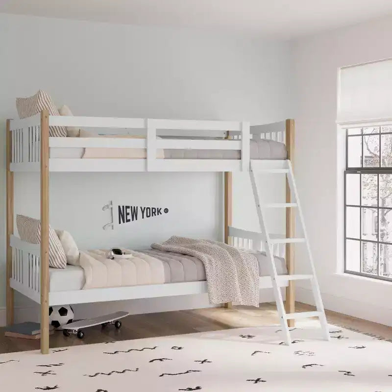 Storkcraft Caribou Solid Hardwood Twin Bunk Bed