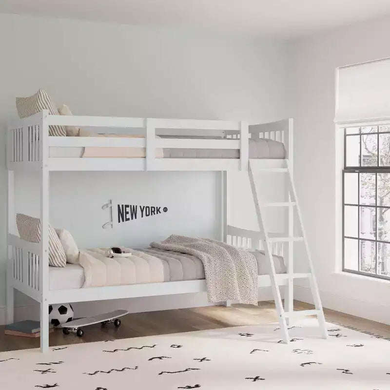 Storkcraft Caribou Solid Hardwood Twin Bunk Bed