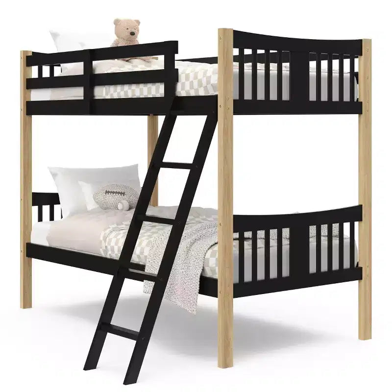 Storkcraft Caribou Solid Hardwood Twin Bunk Bed