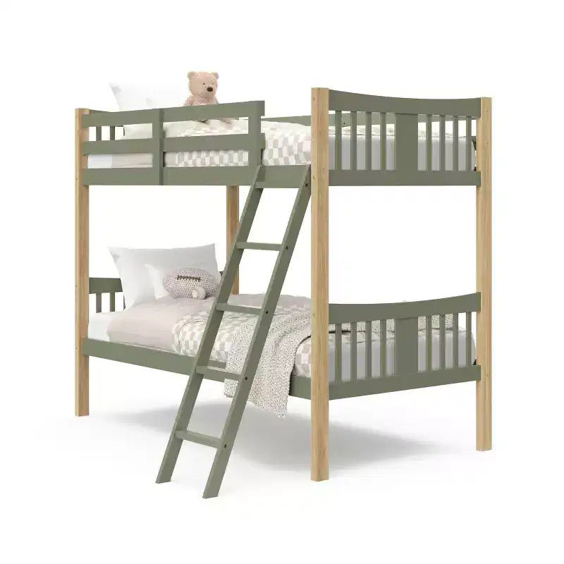 Storkcraft Caribou Solid Hardwood Twin Bunk Bed