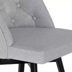 Tabourets de bar pivotants avec dossier, lot de 2 tabourets de bar de 66 cm de hauteur de comptoir, chaises modernes pour îlot de cuisine