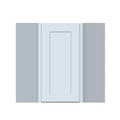CASAINC 24 W x 30 H x 12 D Shaker Base Kitchen Cabinet, Solid Wood Frame, Water-Based Low-VOC Paint, Soft-Close, RTA, Dove Gray