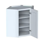 Meuble bas de cuisine Shaker CASAINC 24 L x 30 H x 12 P, cadre en bois massif, peinture à l'eau à faible teneur en COV, fermeture douce, RTA, gris colombe