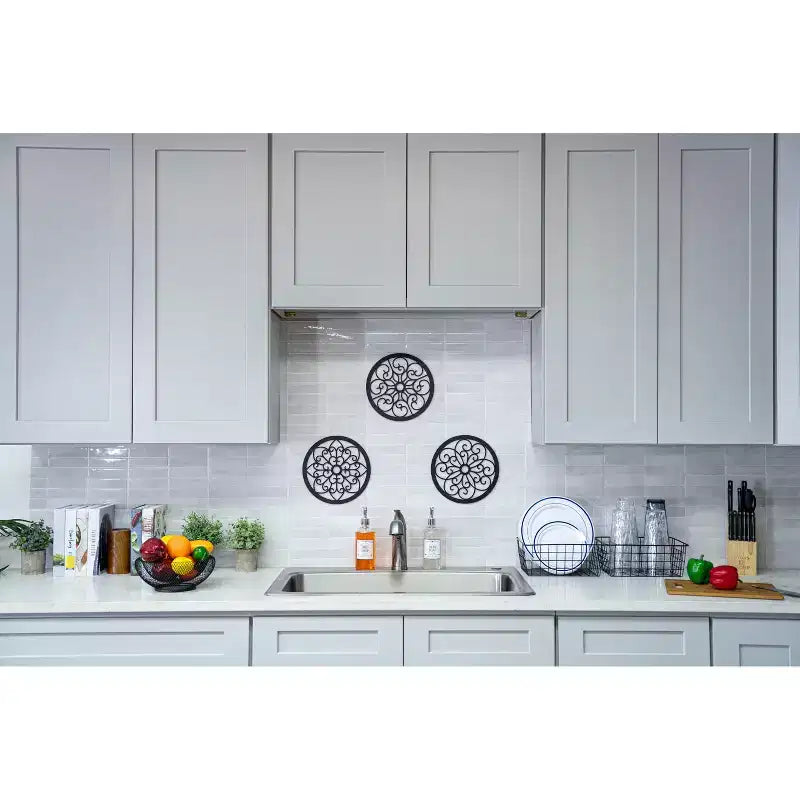 Meuble bas de cuisine Shaker CASAINC 24 L x 30 H x 12 P, cadre en bois massif, peinture à l'eau à faible teneur en COV, fermeture douce, RTA, gris colombe