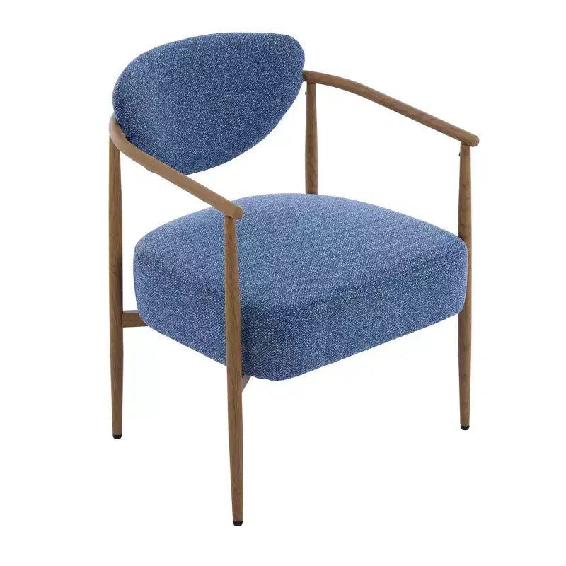 MAYEERTY Chaise de salle à manger moderne, chaise d'appoint rembourrée avec cadre en métal, chaise pour salon, chambre à coucher, salle à manger, bureau à domicile