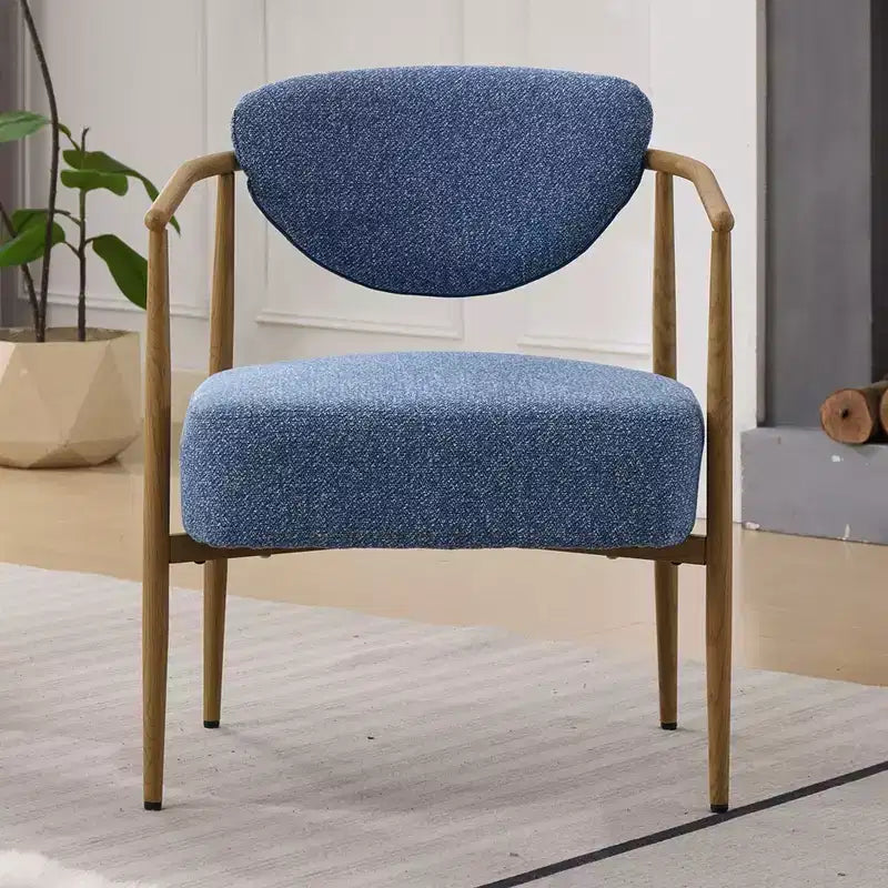 MAYEERTY Chaise de salle à manger moderne, chaise d'appoint rembourrée avec cadre en métal, chaise pour salon, chambre à coucher, salle à manger, bureau à domicile