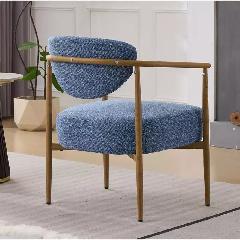 MAYEERTY Chaise de salle à manger moderne, chaise d'appoint rembourrée avec cadre en métal, chaise pour salon, chambre à coucher, salle à manger, bureau à domicile