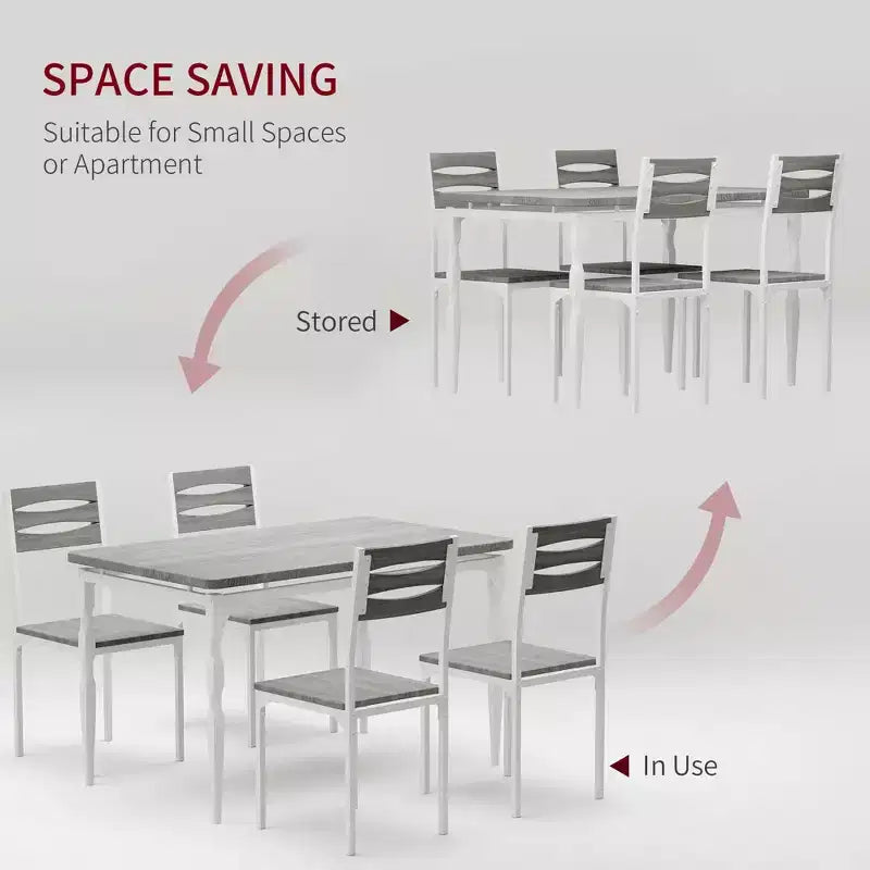Ensemble table à manger 5 pièces, table et chaises de salle à manger de style industriel pour 4 personnes, ensemble de table de cuisine pour salle à manger cuisine appartement