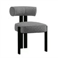 Modern Accent Dining Chairs, Dining Room Chairs, Ergonomic Curved Back Support, Sturdy Rubber Wood Legs, for Living Room, Dining Room, Kitchen