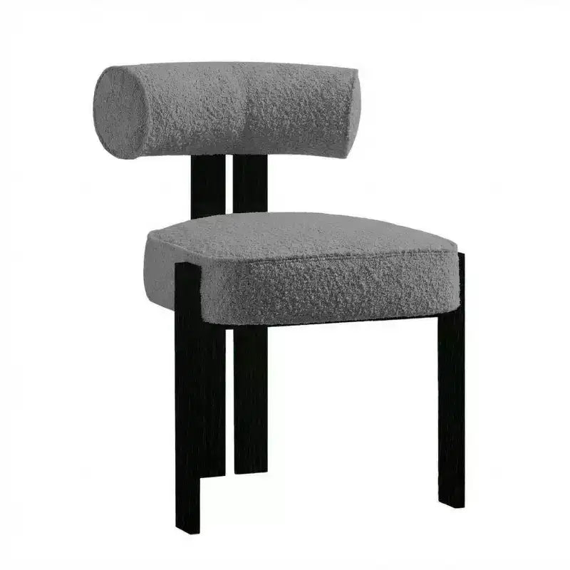 Modern Accent Dining Chairs, Dining Room Chairs, Ergonomic Curved Back Support, Sturdy Rubber Wood Legs, for Living Room, Dining Room, Kitchen