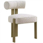 Chaises de salle à manger modernes, Chaises de salle à manger, Dossier incurvé ergonomique, Pieds en bois d'hévéa robustes, pour Salon, Salle à manger, Cuisine