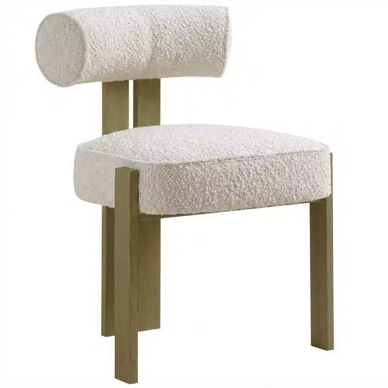Chaises de salle à manger modernes, Chaises de salle à manger, Dossier incurvé ergonomique, Pieds en bois d'hévéa robustes, pour Salon, Salle à manger, Cuisine