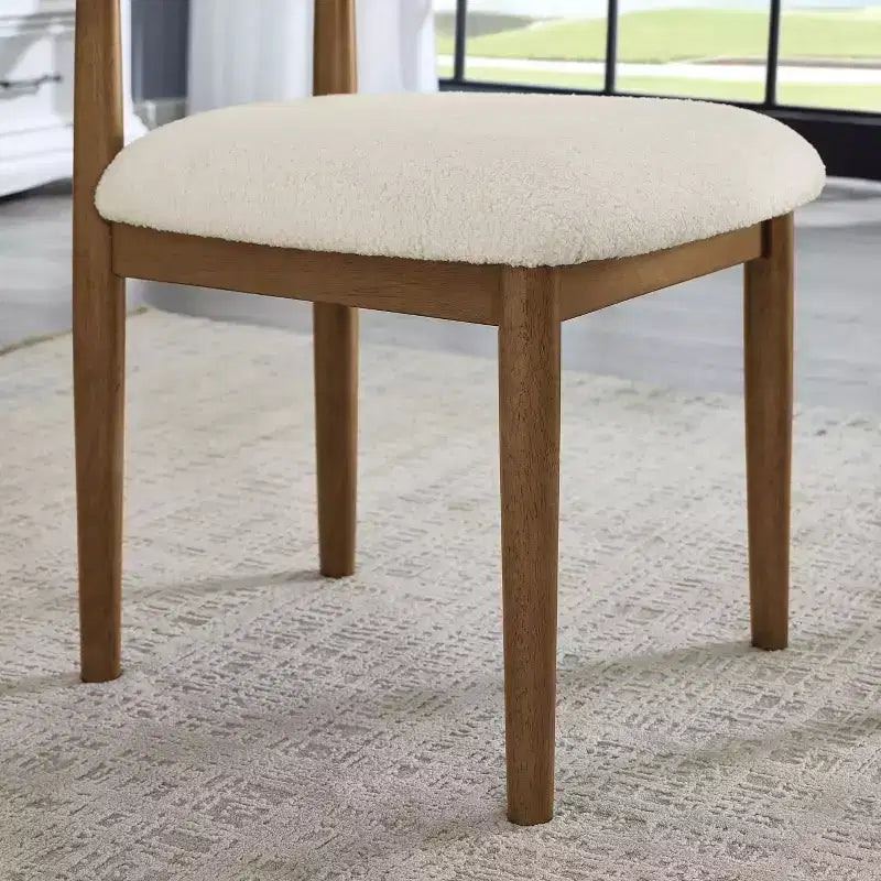 Chaises de salle à manger rembourrées GDFStudio Solstice Boucle (lot de 2)