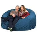Ultimate Sack 6 ft Bean Bag Chair, Oversized Indoor Comfy Lounger, Cloud Fur