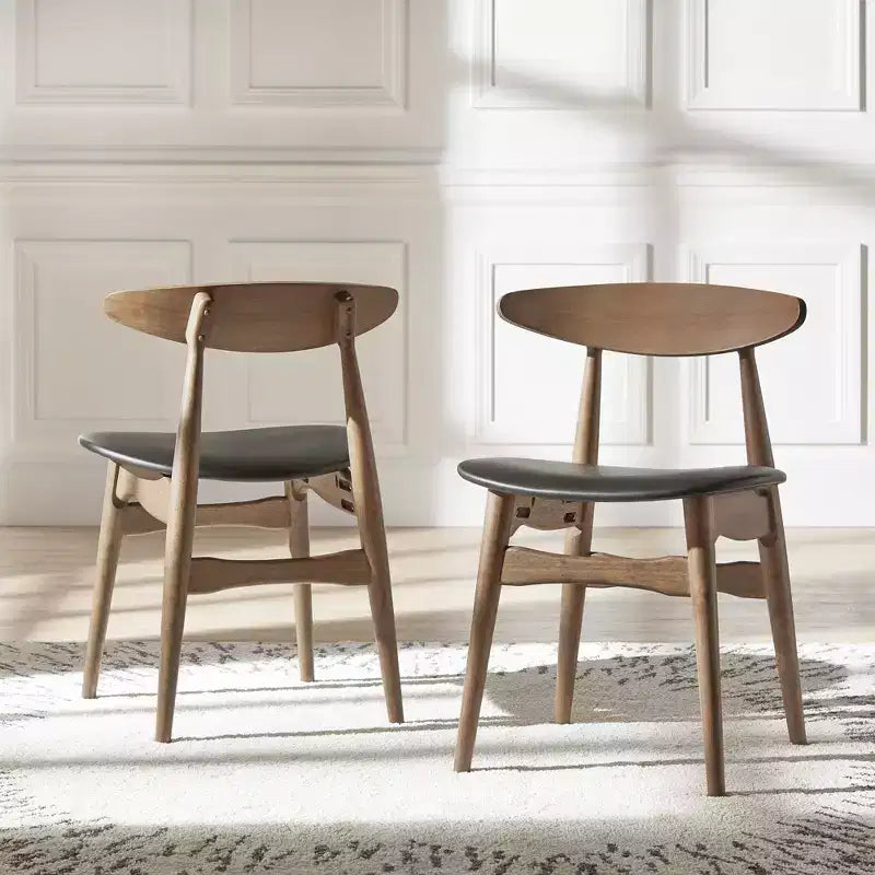 Cortland Mid-Century Modern Tapered Dining Chairs (Set of 2) - iNSPIREQ