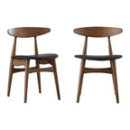 Cortland Mid-Century Modern Tapered Dining Chairs (Set of 2) - iNSPIREQ